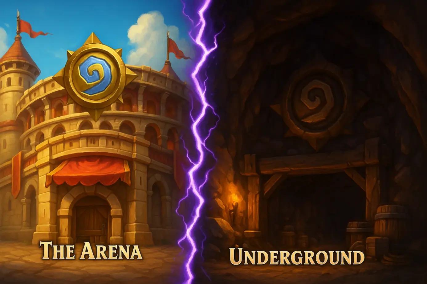 Сравнение The Arena и Underground